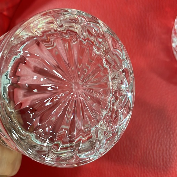 Exquisite GLENCIARN CUT CRYSTAL Set of 2 Whiskey Tumblers Marked WR - Picture 4 of 4
